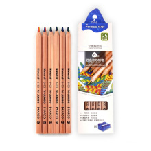 ANDSTAL Marco 4 colors in 1 Color Pencils Set Kids 6pcs/box Rainbow  Drawing Natural Color Pencil For Kids Drawing